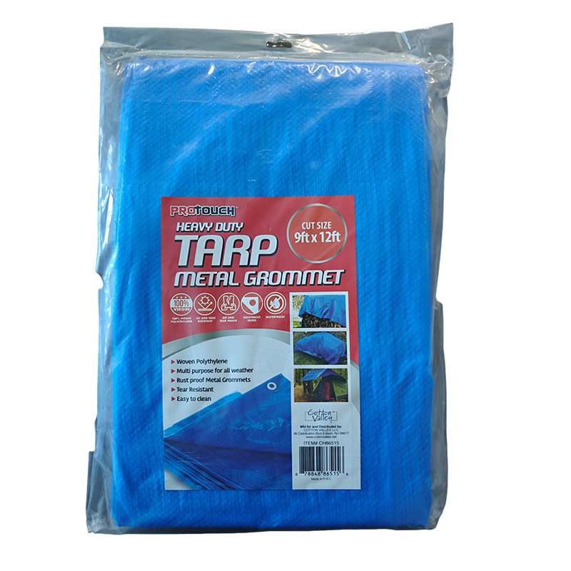 All Weather Blue Tarps - 9" x 12"