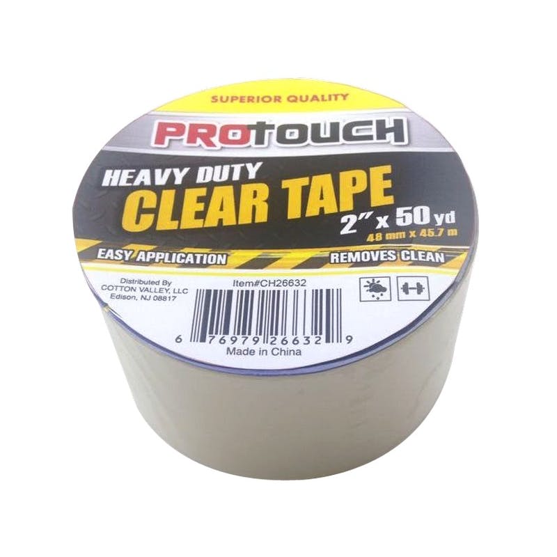 Heavy Duty Clear Tape - 2 Pack