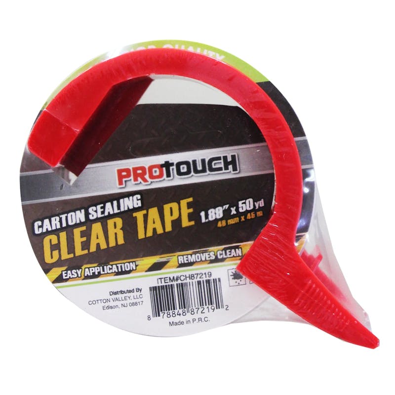 Clear Carton Sealing Tape with Dispenser
