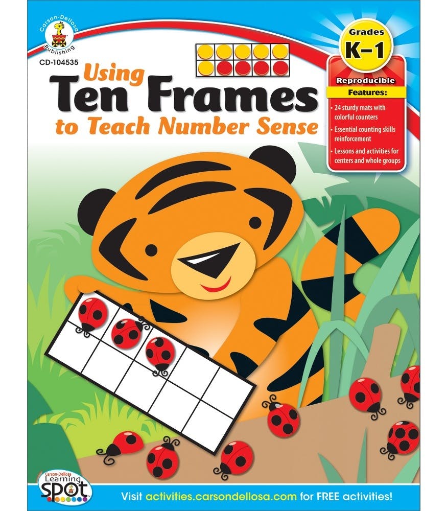 wholesale-using-ten-frames-to-teach-number-sense-workbook-grades-k-1