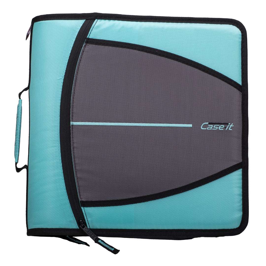 Wholesale Case-It Dual 2.0 Zipper Binders - Midnight Blue, 4