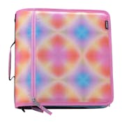 Case-It Mighty Zip Tab Binder - Fuzzy Pastels, 3"