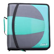 Case-It Dual Zipper Binders - Spearmint, 3"