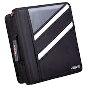 Case-It Z Dual Zipper Binders - Jet Black, 3"