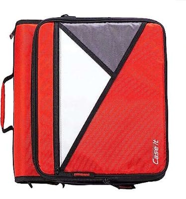 Case-It Universal 2.0 Zipper Binders - Red, 2"