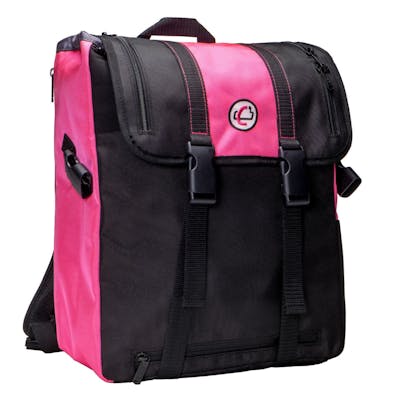 Backpacks with Binder Holders - Black/Pink