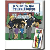 A Visit to the Police Station Coloring Book Sets - 4 Pack Crayon, Ages 3-11