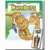 Fun with Numbers Coloring Book Sets - 4 Pack Crayons, Ages 3-11