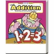Fun with Addition Coloring Books - 16 Pages, Ages 3-9