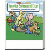 Keep Our Environment Clean Coloring Books - 16 Pages, Ages 3-11