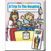 A Trip to the Hospital Coloring Book Sets - 4 Pack Crayons, Ages 3-11