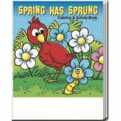 Spring Has Sprung Coloring Books - Ages 3-11, 16 Pages