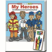 My Heroes Coloring Book Sets - 4 Colors, 8" x 10.5"