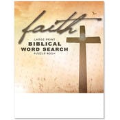 Biblical Word Search Puzzle Books- Faith, 32 Pages