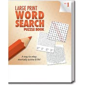 Word Search Puzzle Books - 32 Pages, Large Print
