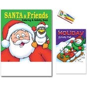 Holiday Coloring & Activity Book Sets - 3 Pieces, Vol. 1