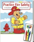 Practice Fire Safety Coloring Book Sets - 4 Pack Crayons, Ages 3-11 image number null