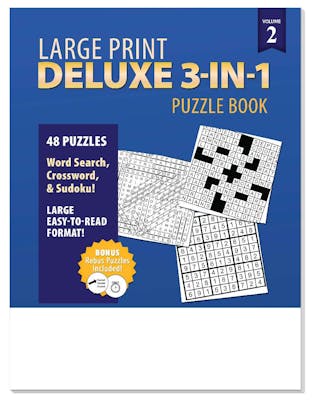 Deluxe 3-in-1 Puzzle Book - Volume 2