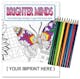 Brighter Minds Adult Coloring &amp; Puzzle Books with Colored Pencils (2 of 3)