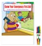 Know Your Emergency First Aid Coloring &amp; Activity Book with Crayons (1 of 2)