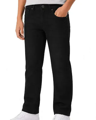 Boys Faded Skinny Jeans - Size 8-16, Black