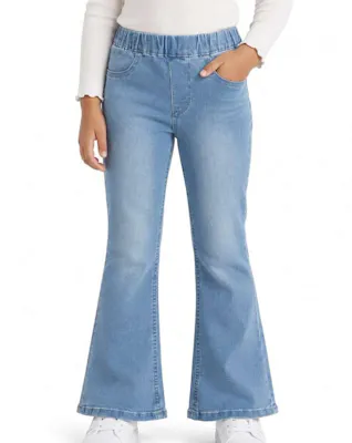 Girls Skinny Jeans with Cargo Pockets - Size 4-14, Light Stone