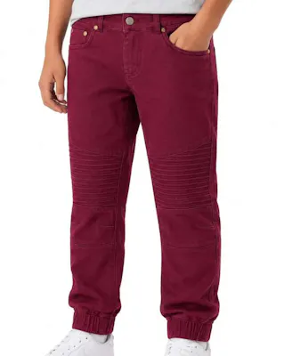 Boys' Joggers - Burgundy, Size 8-16