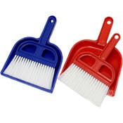 Mini Dust Pan with Broom - 6.25"