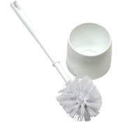 Toilet Brush with Caddy - White, 15"