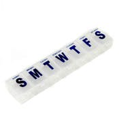 Jumbo Pill Organizer - Clear, 9"