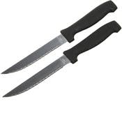 Steak Knife Sets - Serrated, Stainless Steel, 2 Pack