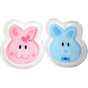 Easter Bunny Plates - Blue & Pink, 36 Pieces