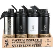 Wholesale Vacuum Insulated Water Bottles - 16 oz, Neutral - DollarDays