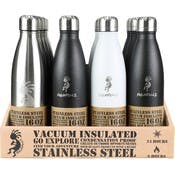 Vacuum Insulated Water Bottles - 16 oz, Neutral Colors