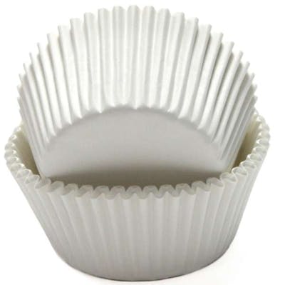 Baking Cups - White, 50 Pack