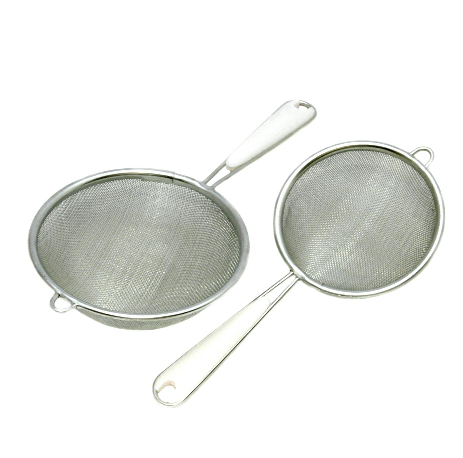 Wholesale Stainless Steel Mesh Strainer, Set of 2 (SKU 51324) DollarDays