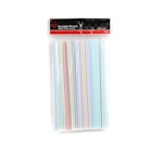 Straight Straws - 150 pack, Assorted Colors image number null