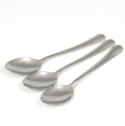 Stainless Steel Teaspoon Set - 3 Pack, 6" image number null