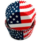 USA Flag Baking Cups - 50 Count image number null