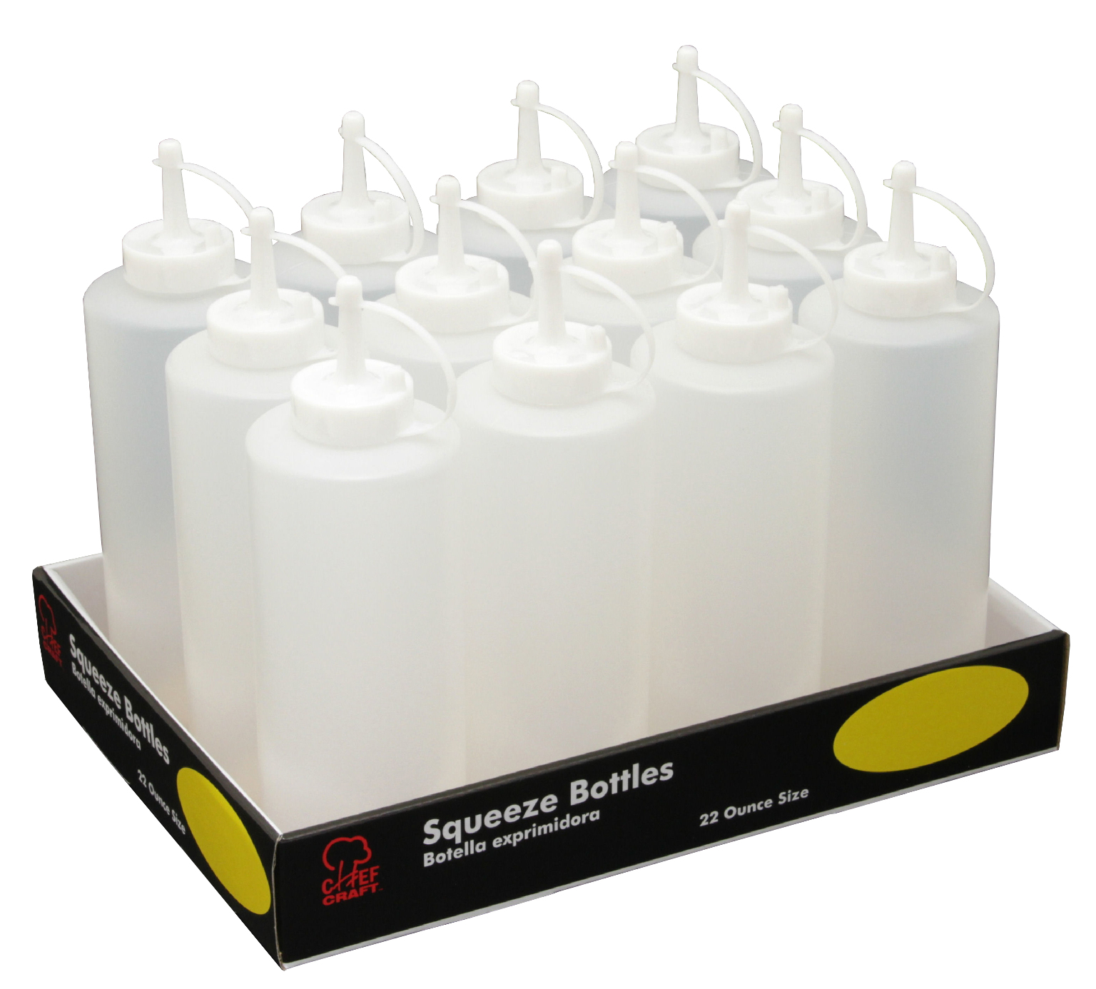 Wholesale 22 oz Squeeze Bottle with Cap PDQ DollarDays