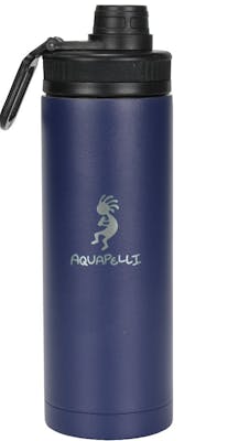 Vacuum Insulated Water Bottles with Spout - 18 oz, Blue