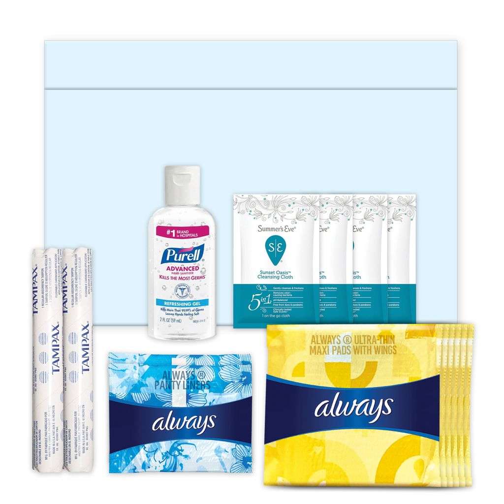 Women's Feminine Hygiene Kits - 16 Pieces