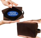 Brown Toiletry Bag