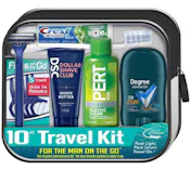 Mens' Deluxe Brand Travel Kits - 10 Pieces
