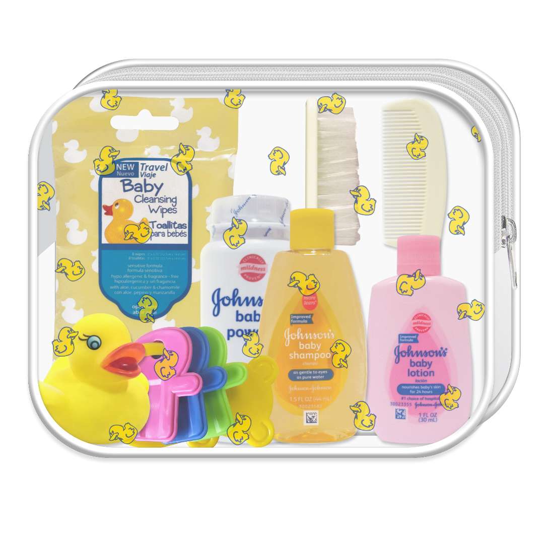 Johnson's Baby Travel Bags - Duck Print Bag, Clear