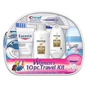 Women's Deluxe Brand Travel Hygiene Kit - 10-Piece