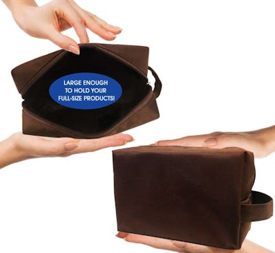 Brown Toiletry Bag