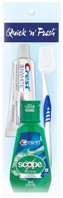 Quick 'n' Fresh Oral Care Kit, 4 Piece