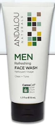 Andalou Naturals Refreshing Face Wash for Men - 1.7 oz