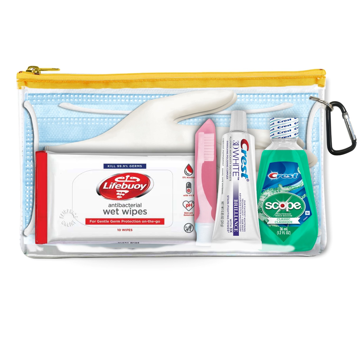 Men's Deluxe Hygiene Kit - 11 Pieces, Travel Size